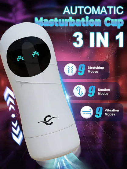 【Discreet Delivery】-Smart Suction & Stroke Device – Fully Automated for Effortless Enjoyment